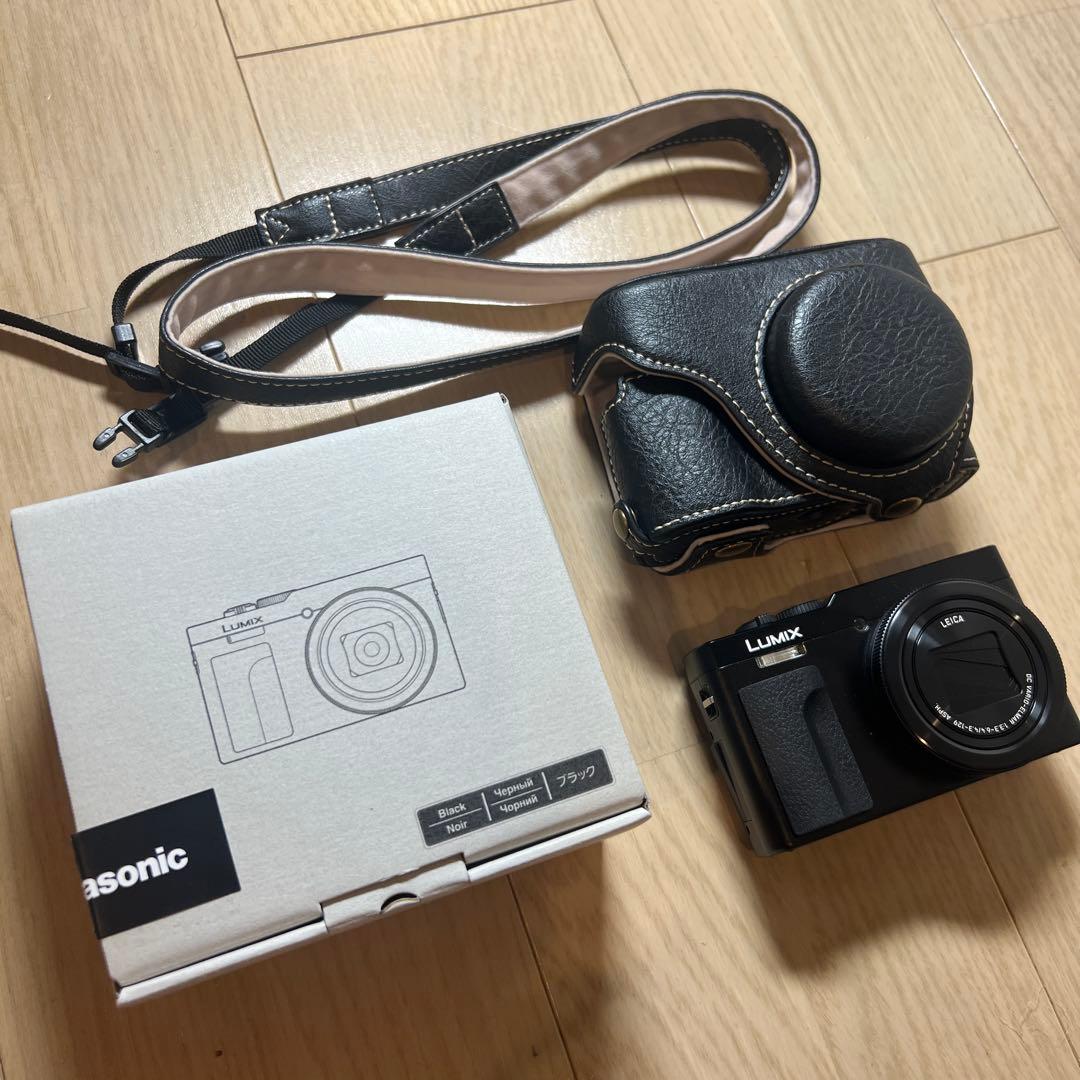 美品 LUMIX TZ99 DC-TZ99 レザーケース付き コンデジ
