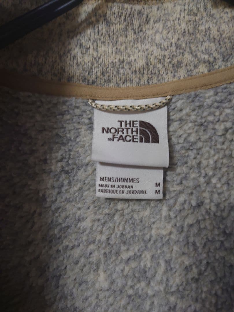 THE NORTH FACE フリースベスト グレー/ベージュ