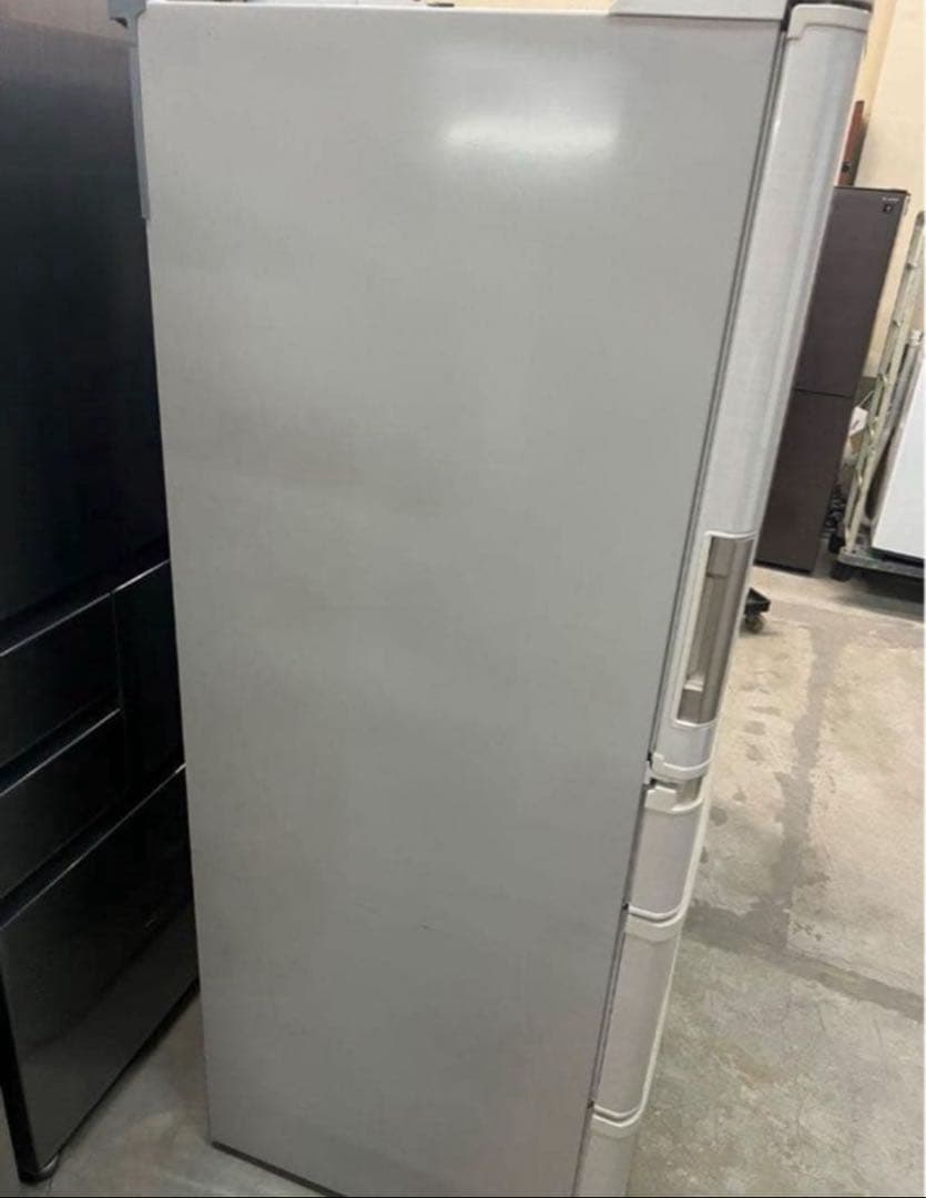 2013年式 384L シャープ 冷蔵庫 SJ-PW38X-S