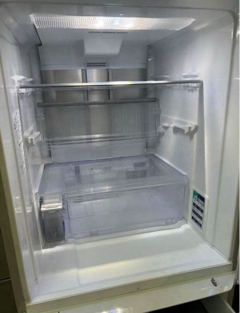 2013年式 384L シャープ 冷蔵庫 SJ-PW38X-S