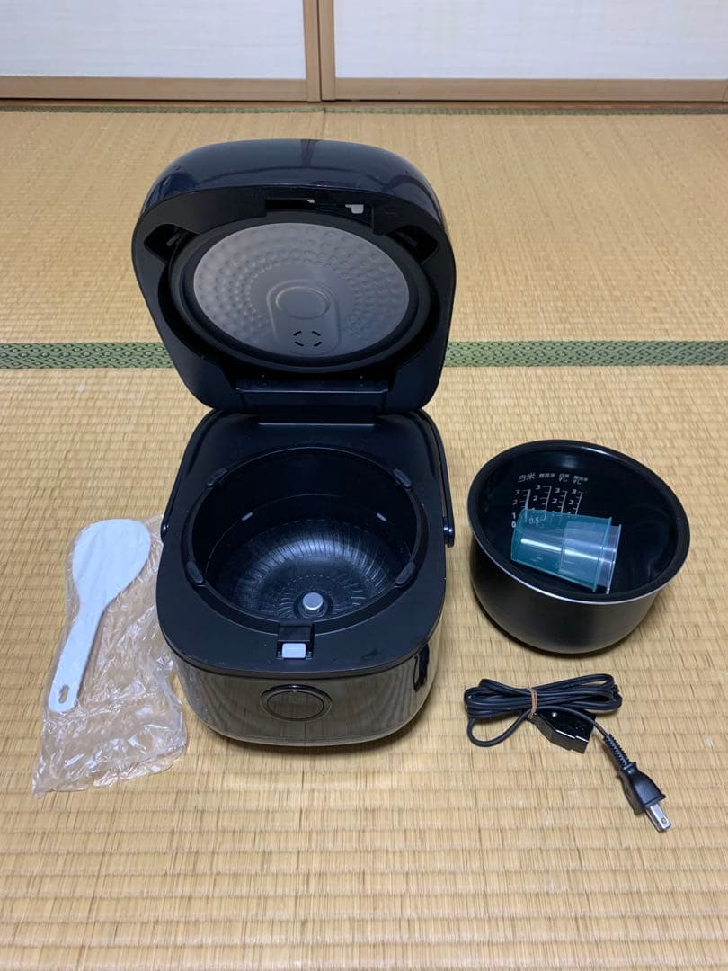 24年製 東芝IHジャー炊飯器RC-5XW 3合炊き ブラック