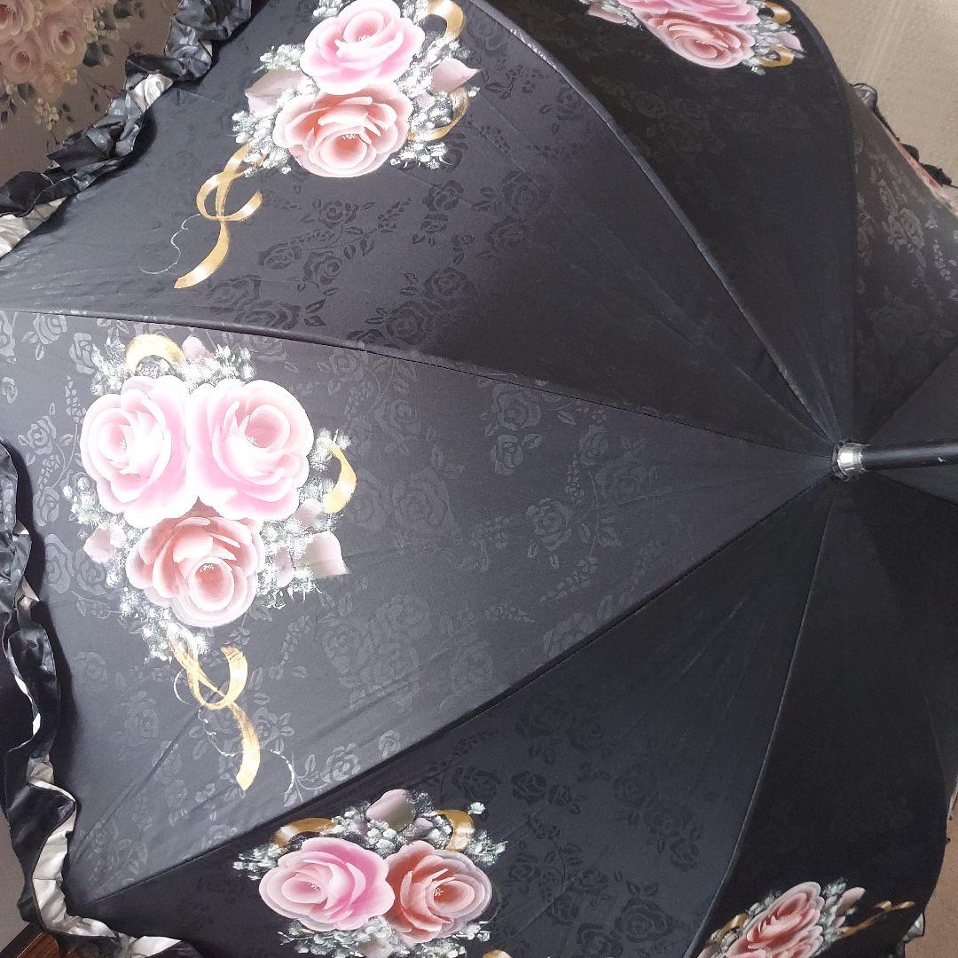 日傘 黒トールペイント