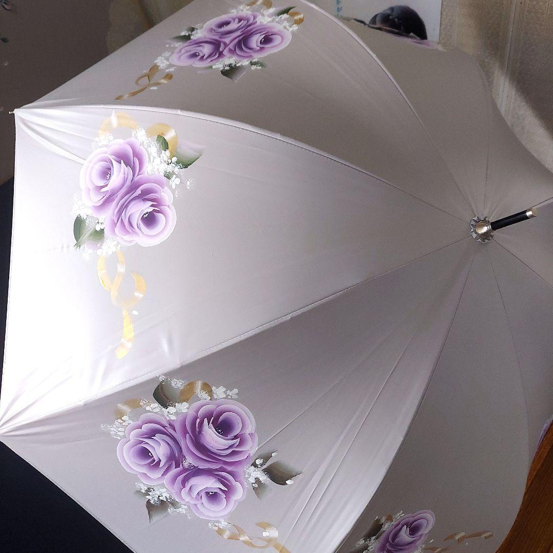 日傘 黒トールペイント