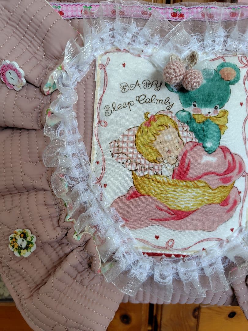 姫*ん様 限定　ハローベイビー　ベイビーねんねとくまちゃん　ヌビトートバッグ　ポ