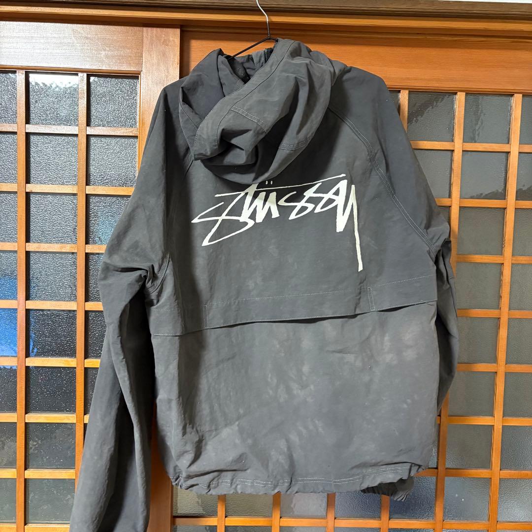 Stüssy ブラック シェルジャケット XL