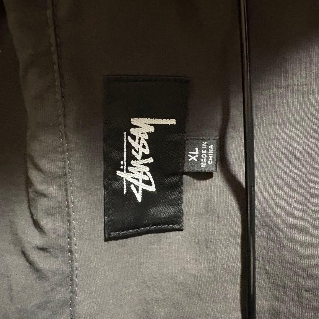 Stüssy ブラック シェルジャケット XL