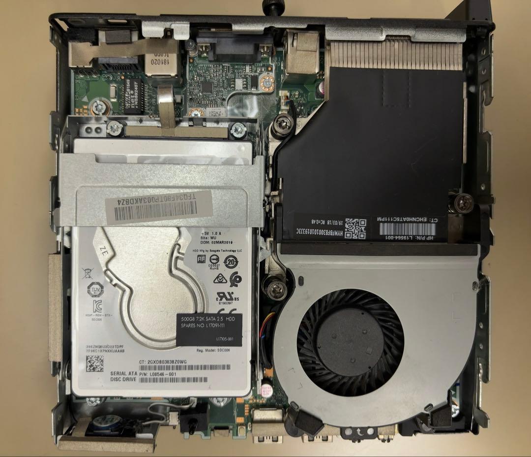 ミニPC HP EliteDesk 400 G4 DM