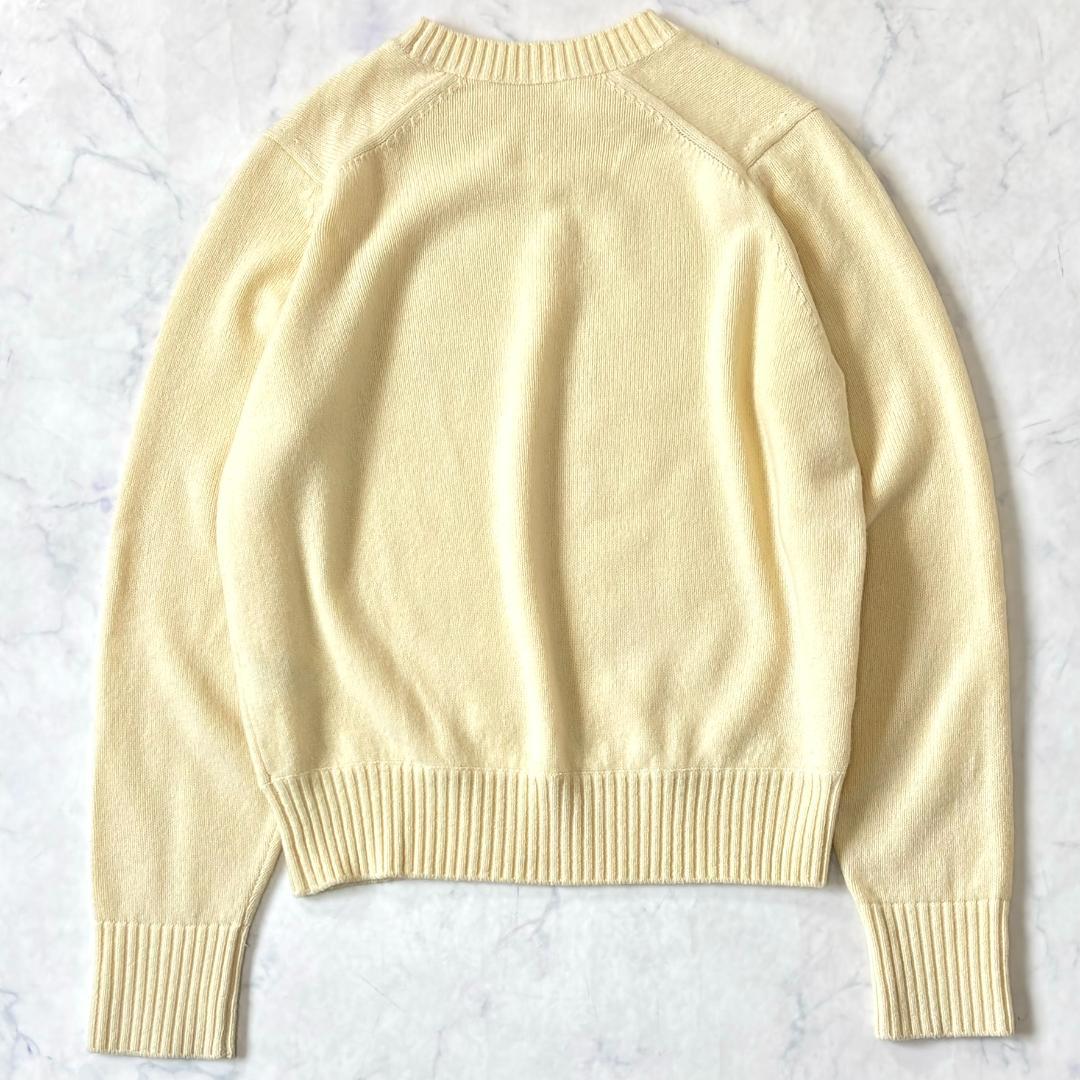 美品♪ドゥーズィエムクラス Newstandard ニット カシミヤ混 黄tv9