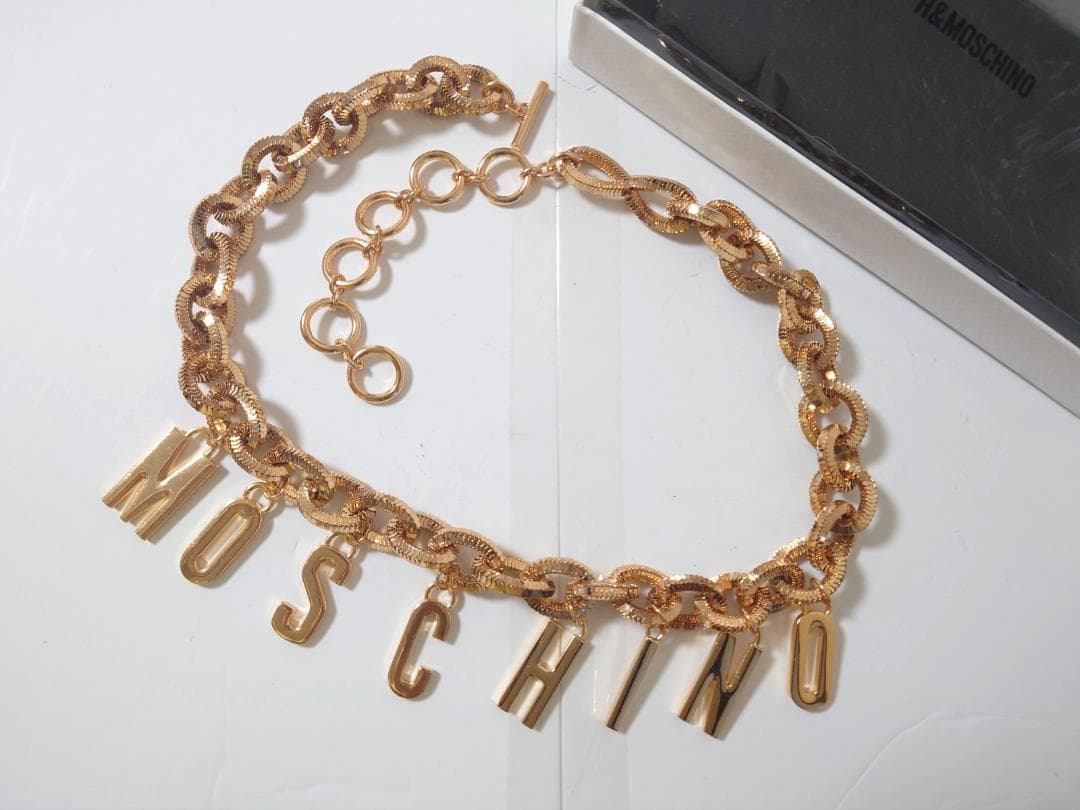  MOSCHINO モスキーノ ゴールドメッキ ベルト T25062303