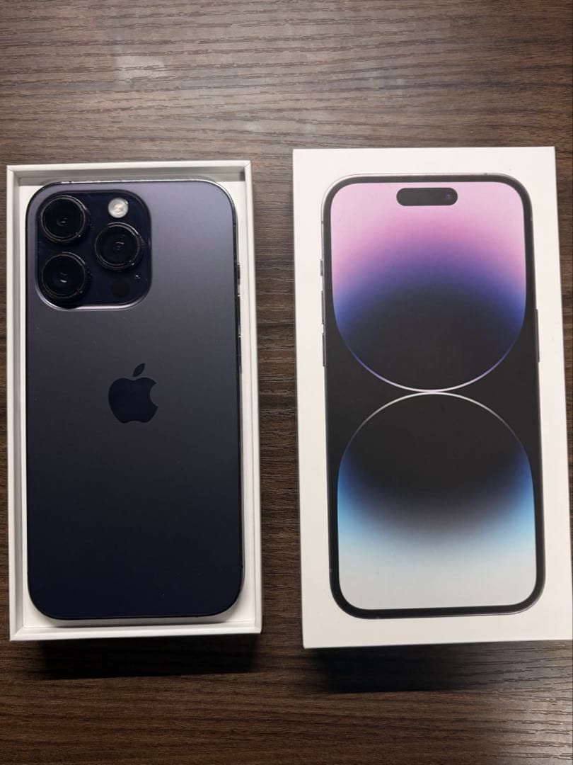 【ぴーよん】iPhone 14 Pro ディープパープル 128GB