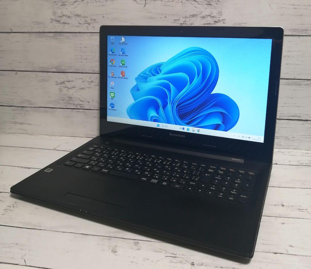 Windows11 レノボ ノートパソコン 本体 カメラ オフィス付き