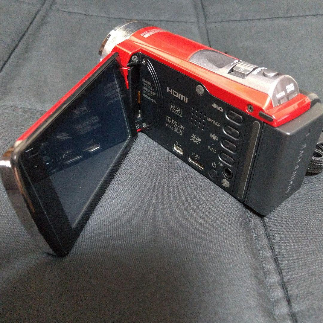 JVC GZ-E750-R レッド ビデオカメラ本体 ジャンク品