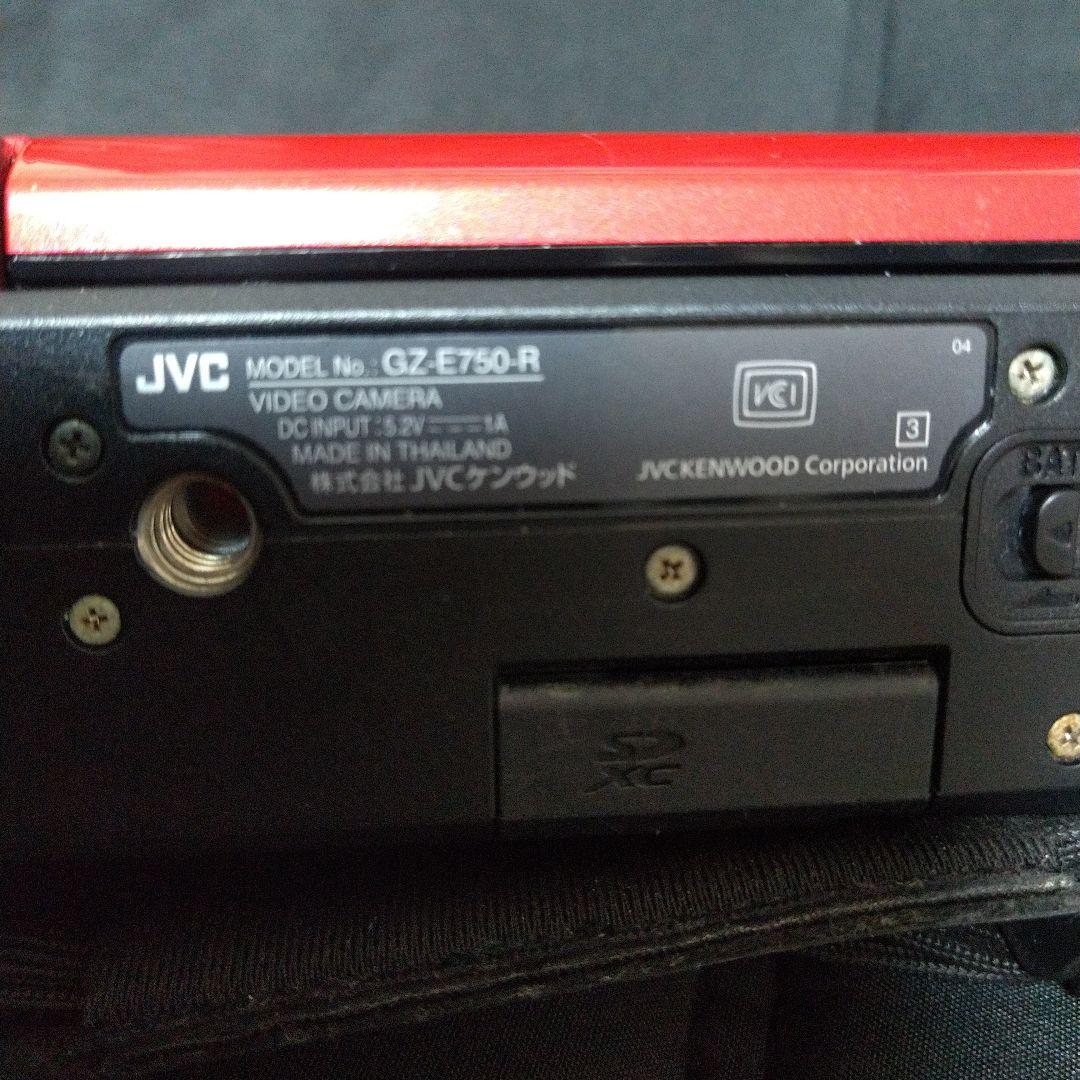 JVC GZ-E750-R レッド ビデオカメラ本体 ジャンク品