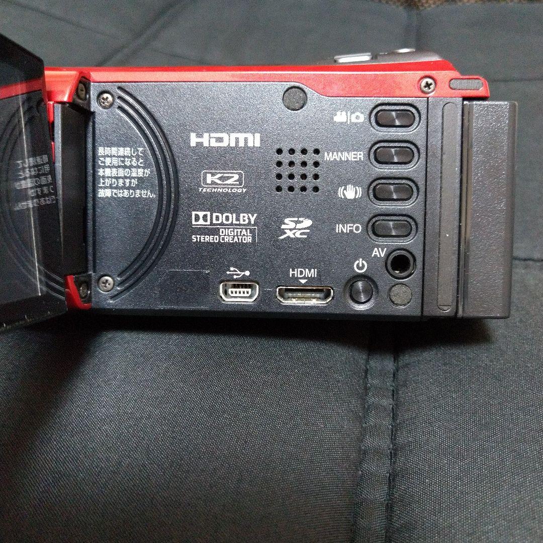 JVC GZ-E750-R レッド ビデオカメラ本体 ジャンク品