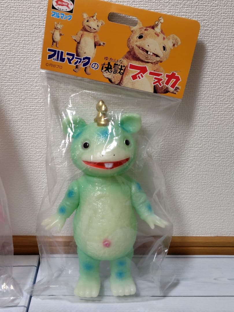 （おまけ付）マルサン　ブースカ450 昭和ピンクイメージ ver.　ソフビ