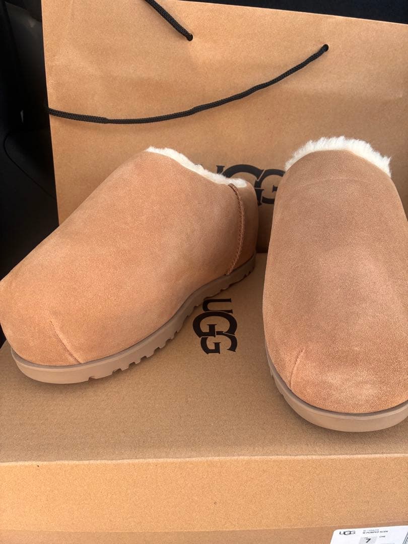 UGG pumped SLID ブラック　24.0 アグ　パンプド　スライド