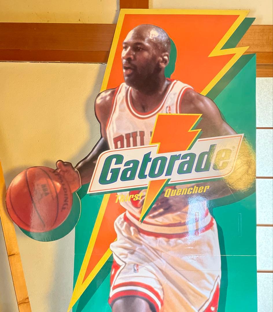 マイケルジョーダン　NBA ゲータレード　等身大パネル　希少　Gatorade