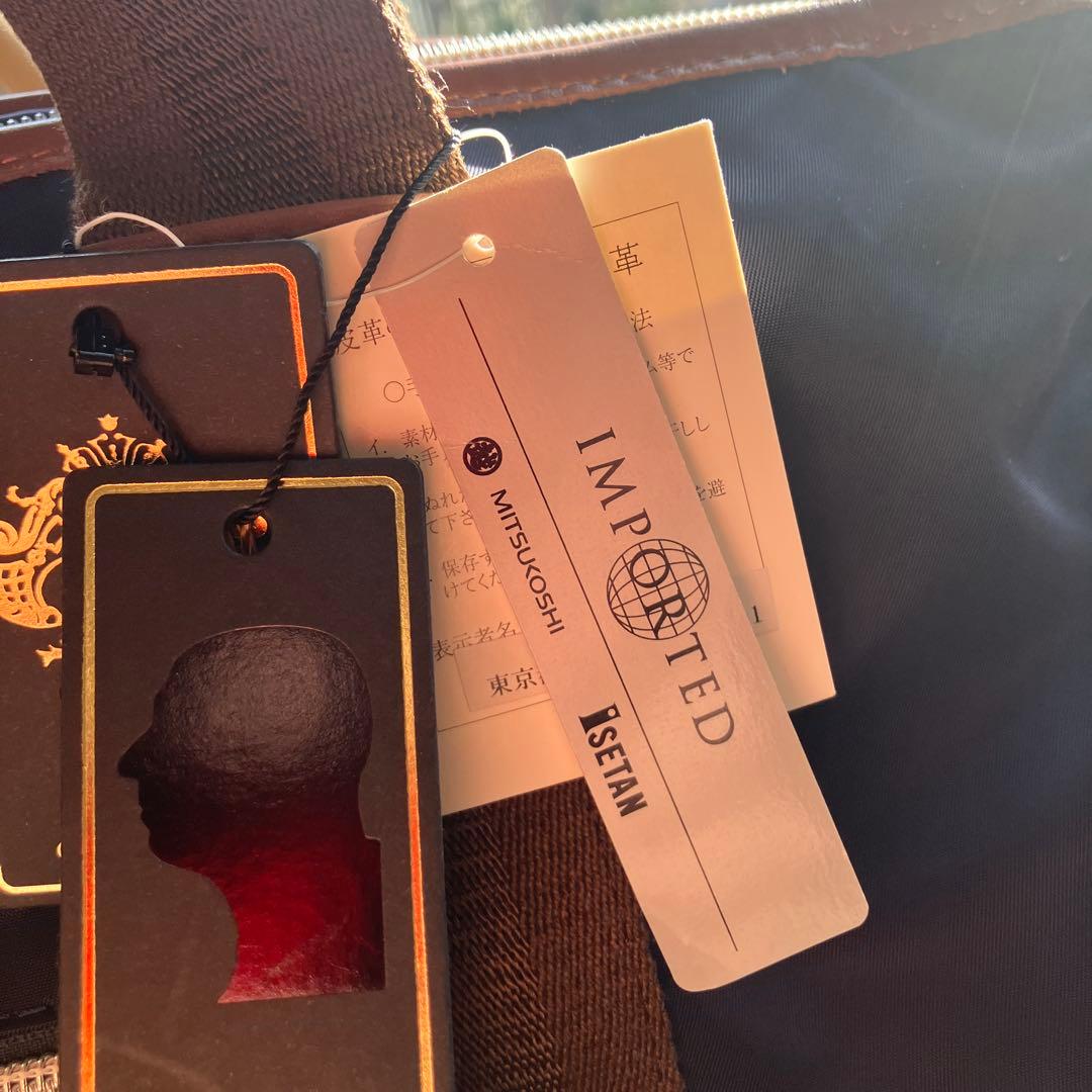 オロビアンコ　ネイビー ナイロン トートバッグ