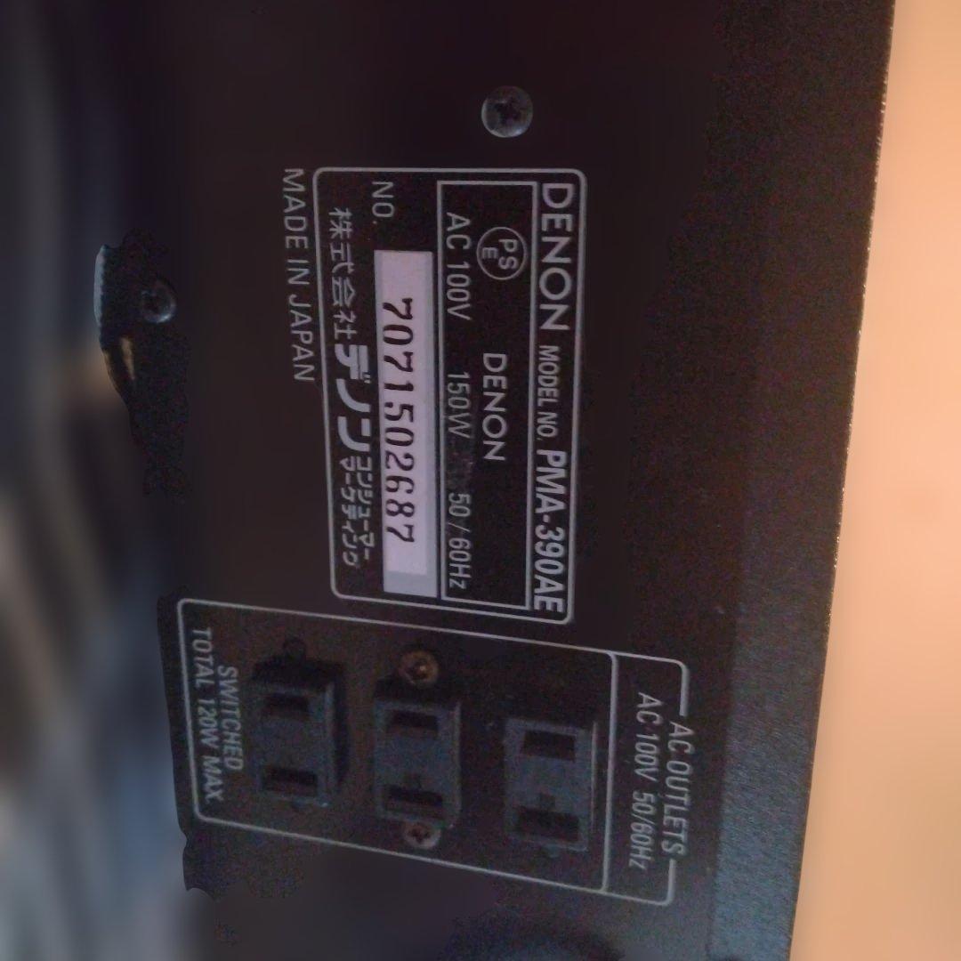 DENON AVアンプ ブラック