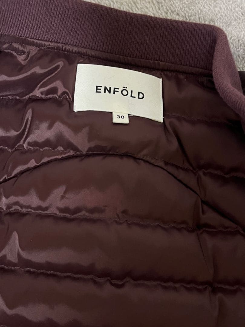 エンフォルド enfold FLARED BLOUSONダウンジャケット