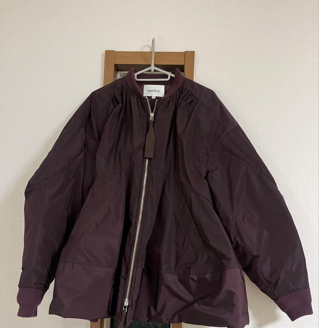 エンフォルド enfold FLARED BLOUSONダウンジャケット