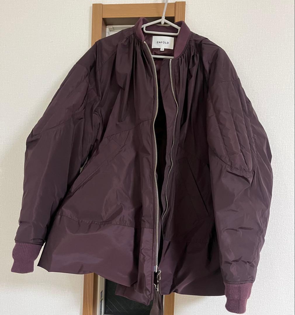 エンフォルド enfold FLARED BLOUSONダウンジャケット