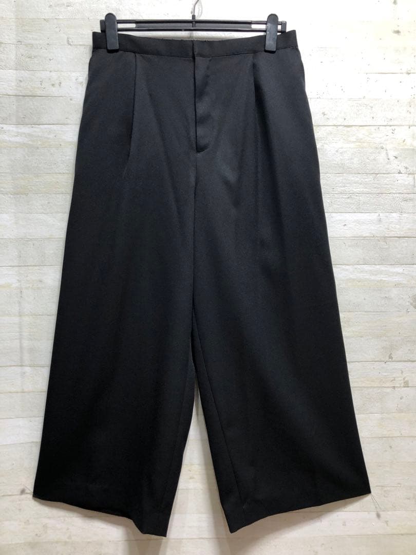 新品☆LL黒系・着回し3点セット・セミワイドパンツ・お仕事やフォーマル〇G179