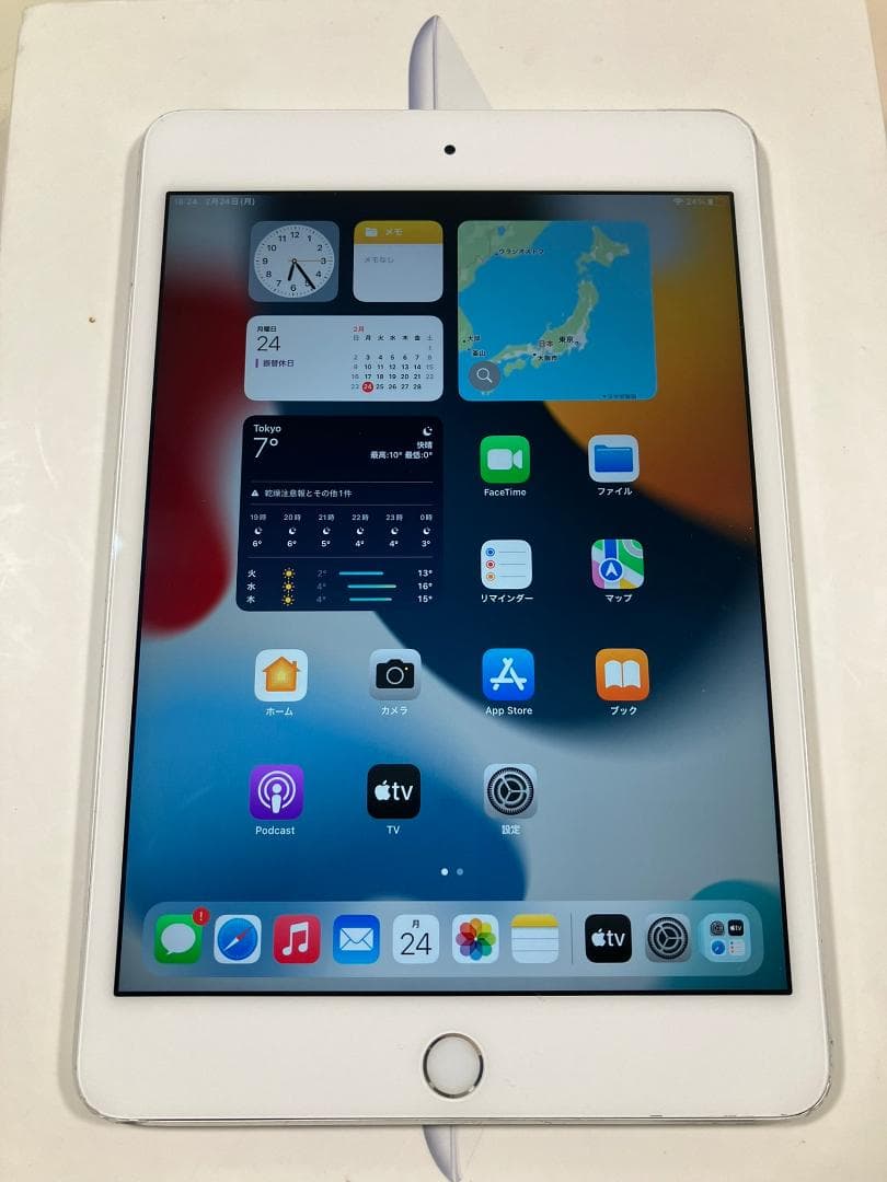 iPad mini4　シルバー　16GB　セルラー　中古品