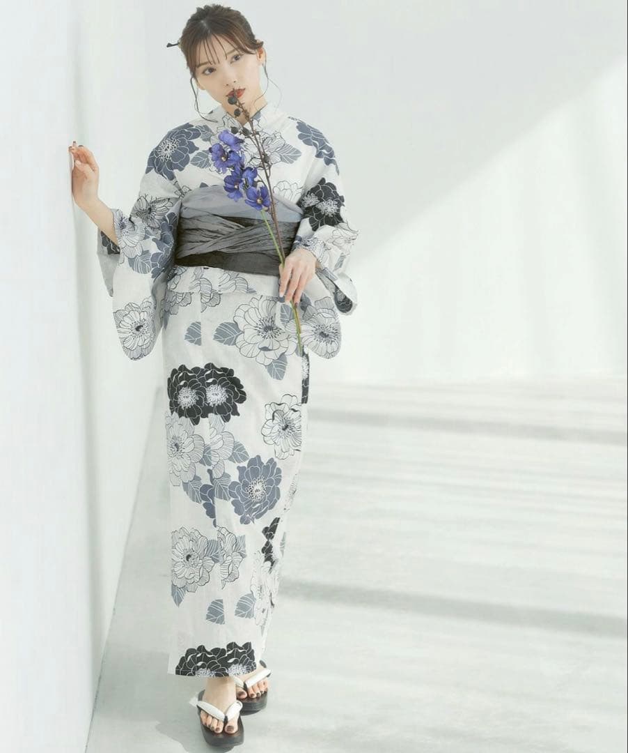 【新品未開封】髪飾り付き 如月の椿(墨色)5点セット