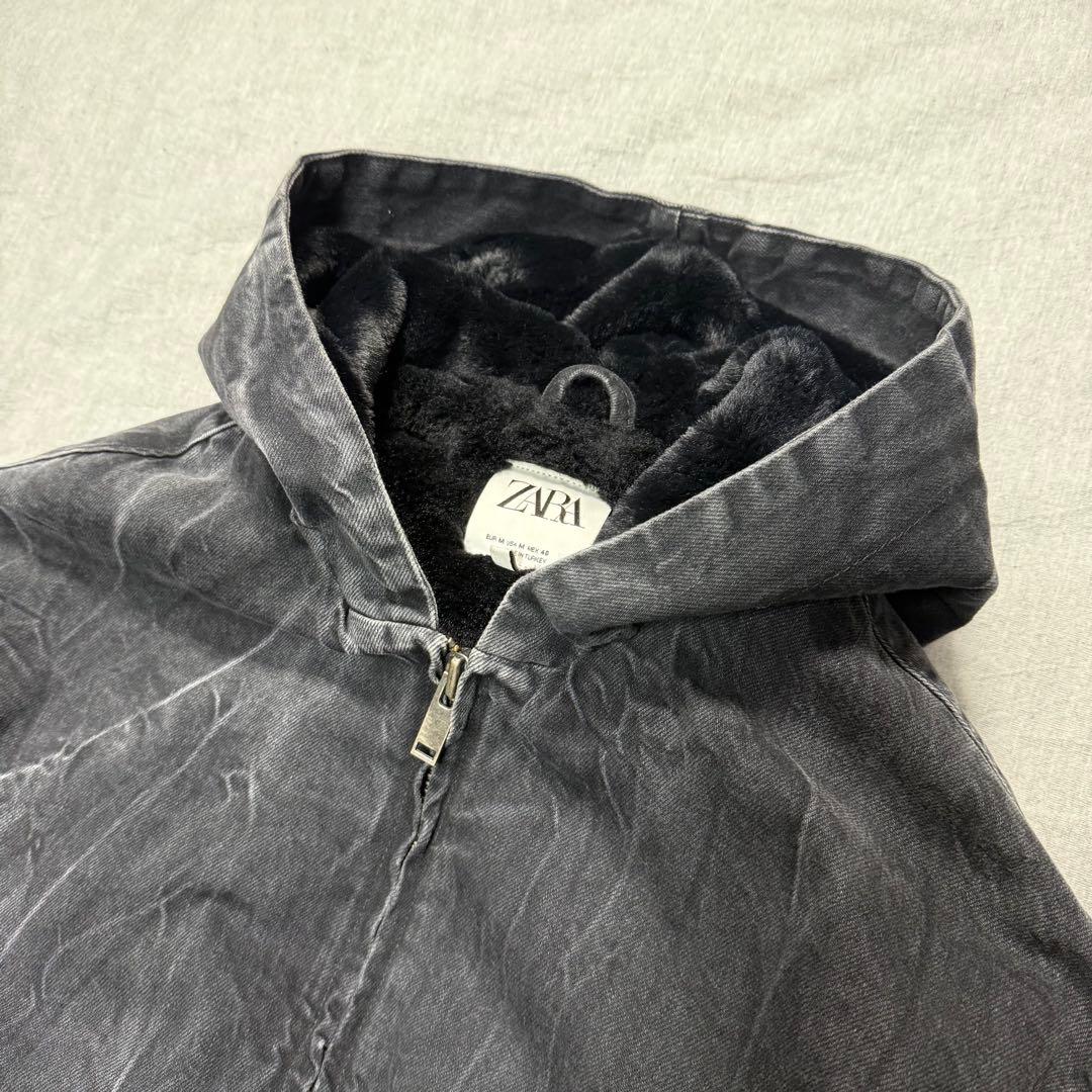 ななさ 様 ZARA コントラストデニム アクティブジャケット M 短丈