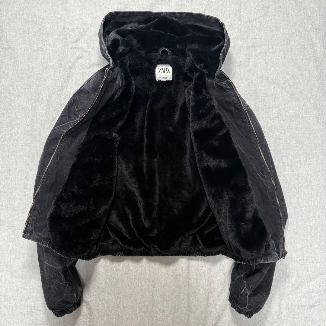 ななさ 様 ZARA コントラストデニム アクティブジャケット M 短丈