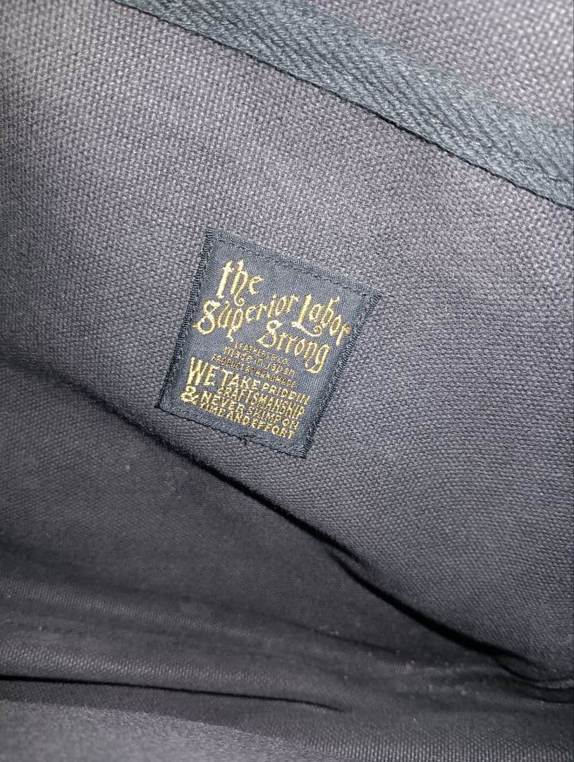 美品!ザ・シュペリオールレイバー　　　　肉厚オールレザー大型トートバッグ バッグ