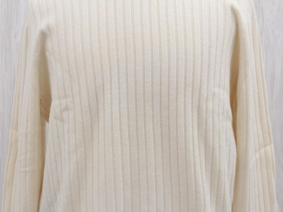 ▲専用 ブルネロクチネリ カシミヤ 100％ ジップアップセーター ホワイト系