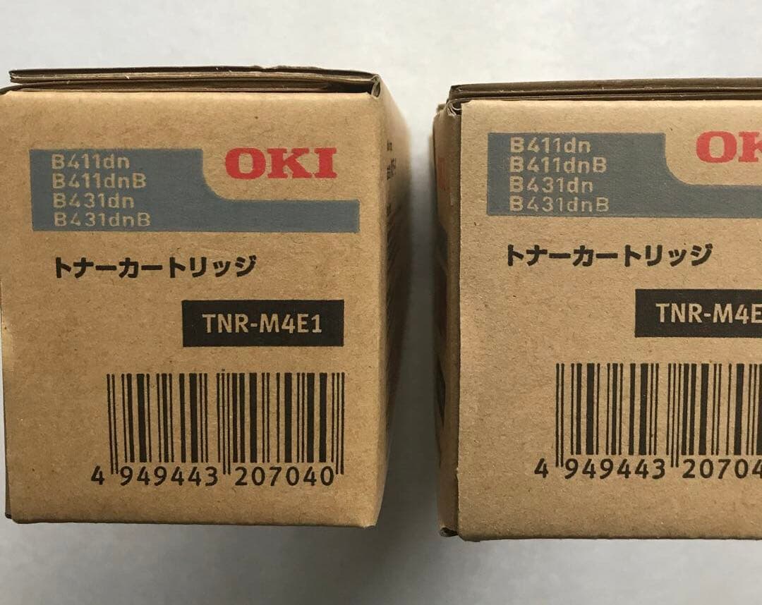 OKI トナーカートリッジ TNR-M4E1　2個セット