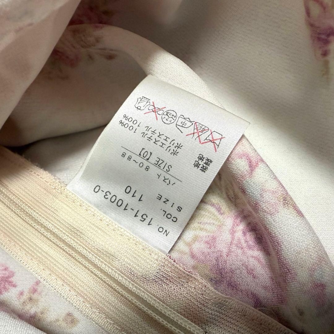 LIZLISA リズリサ 花柄　バラ ジャンスカ　レース 姫系　リボン フレア