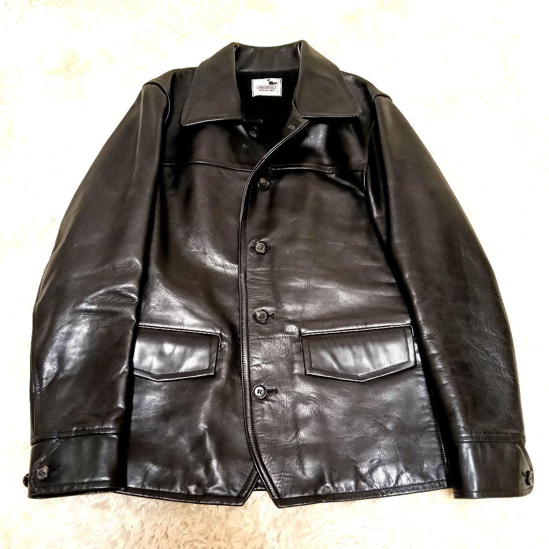 【美品】GANGSTERVILLE ホースレザー カーコート　Mサイズ