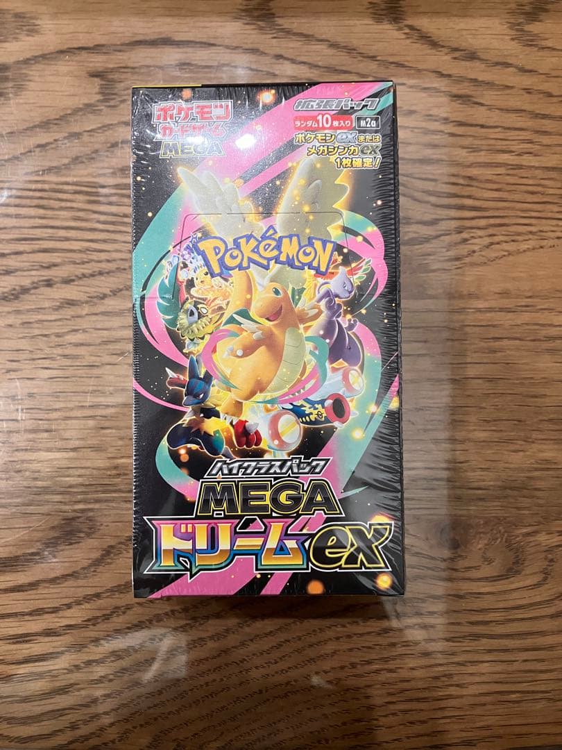 シュリンク付きポケモンカードMEGA ハイクラスパック　ドリーム ex box