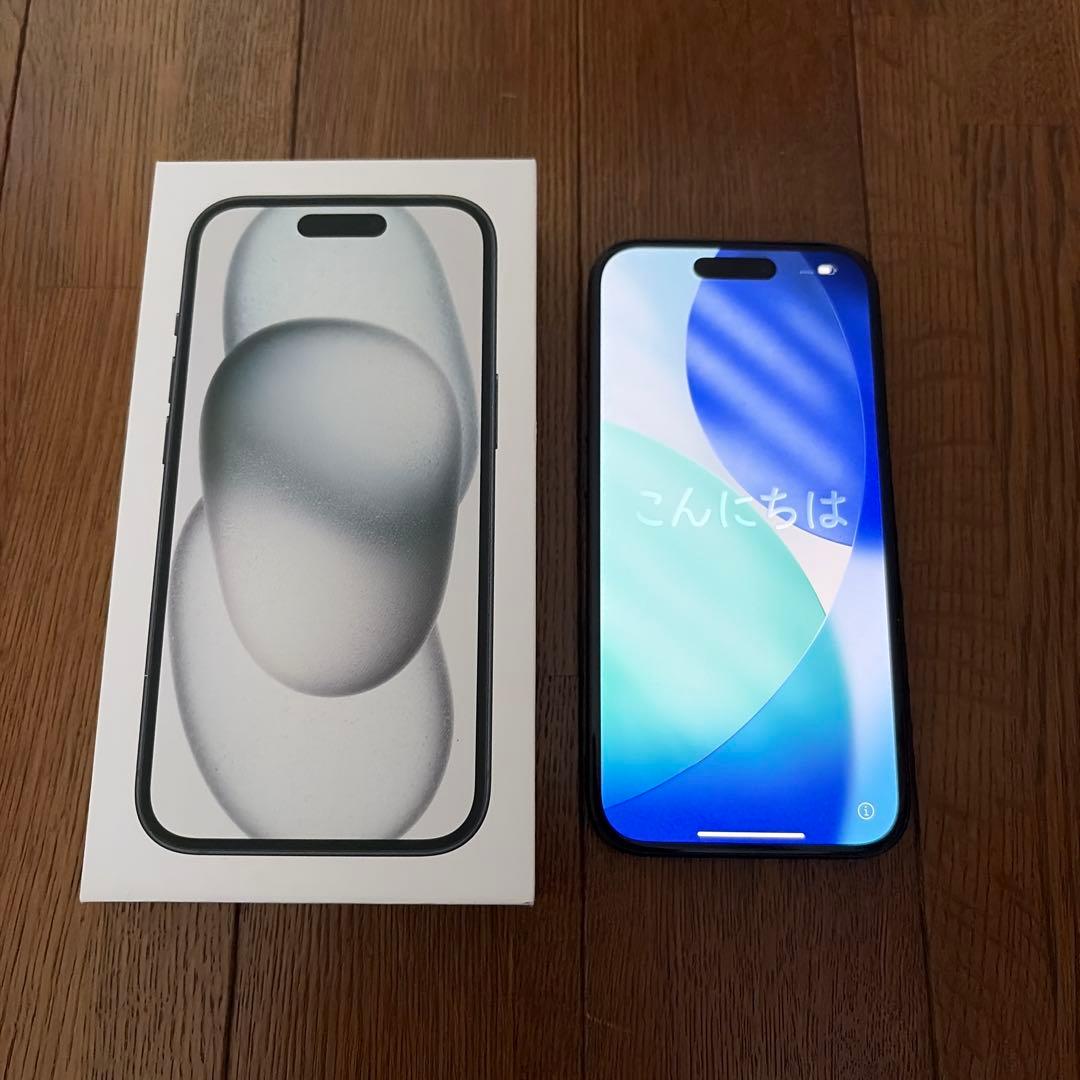 iPhone 15 ブラック 128GB 本体 箱付き（ケーブルなし）