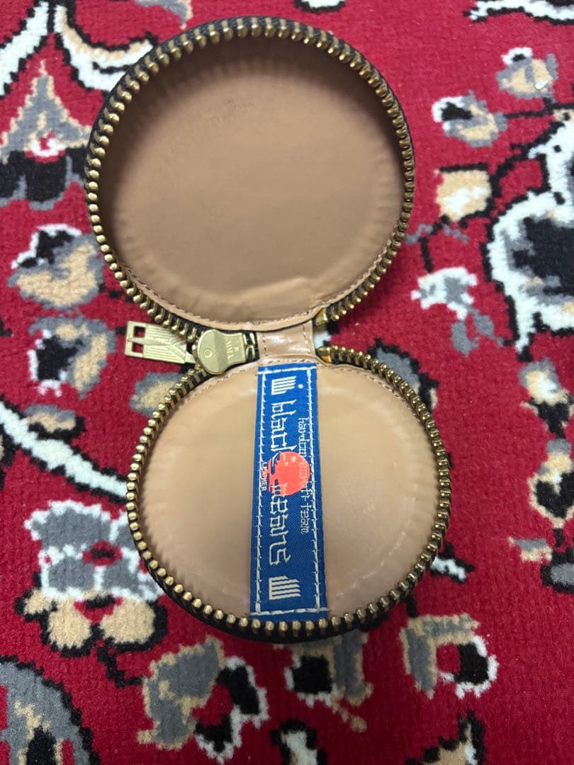 希少 初期black means LEATHER COIN CASE