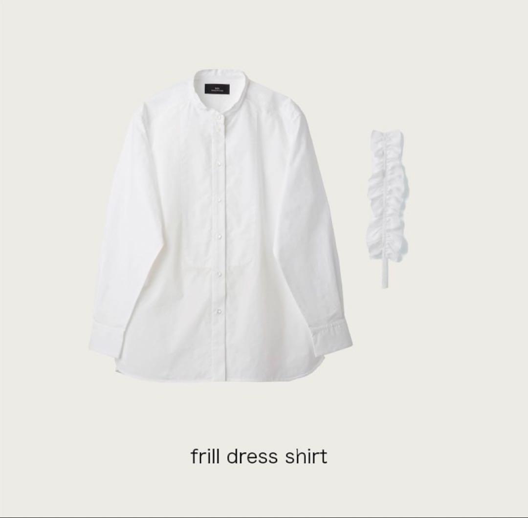 loin. ロワン　フリルドレスシャツ　井川遥
