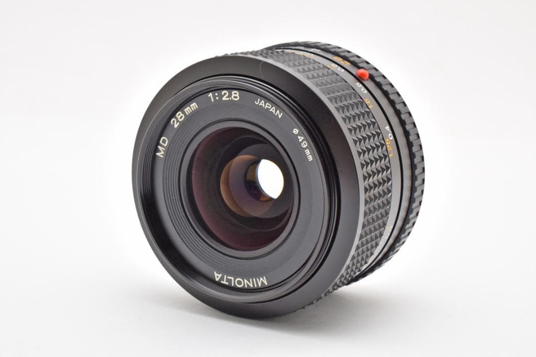 Minolta New MD 28mm F2.8 ミノルタレンズ #7692
