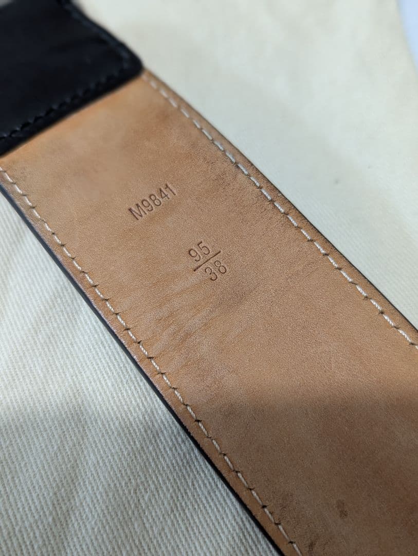 LOUISVUITTON　サンチュールエルドラド　ベルト　ブラック