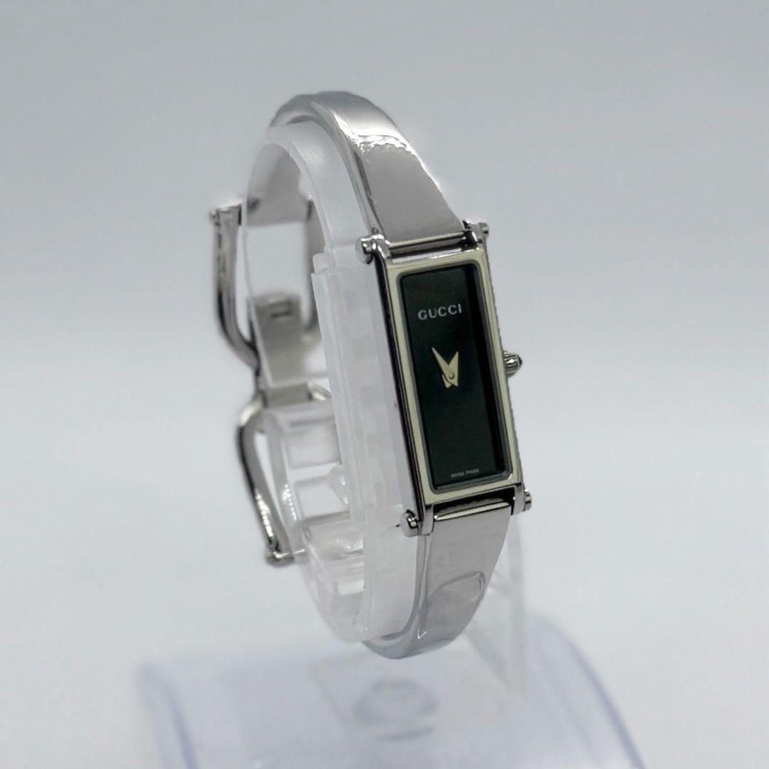 人気♡保存箱付♡GUCCI グッチ ロゴ バングルウォッチ レディース 腕時計