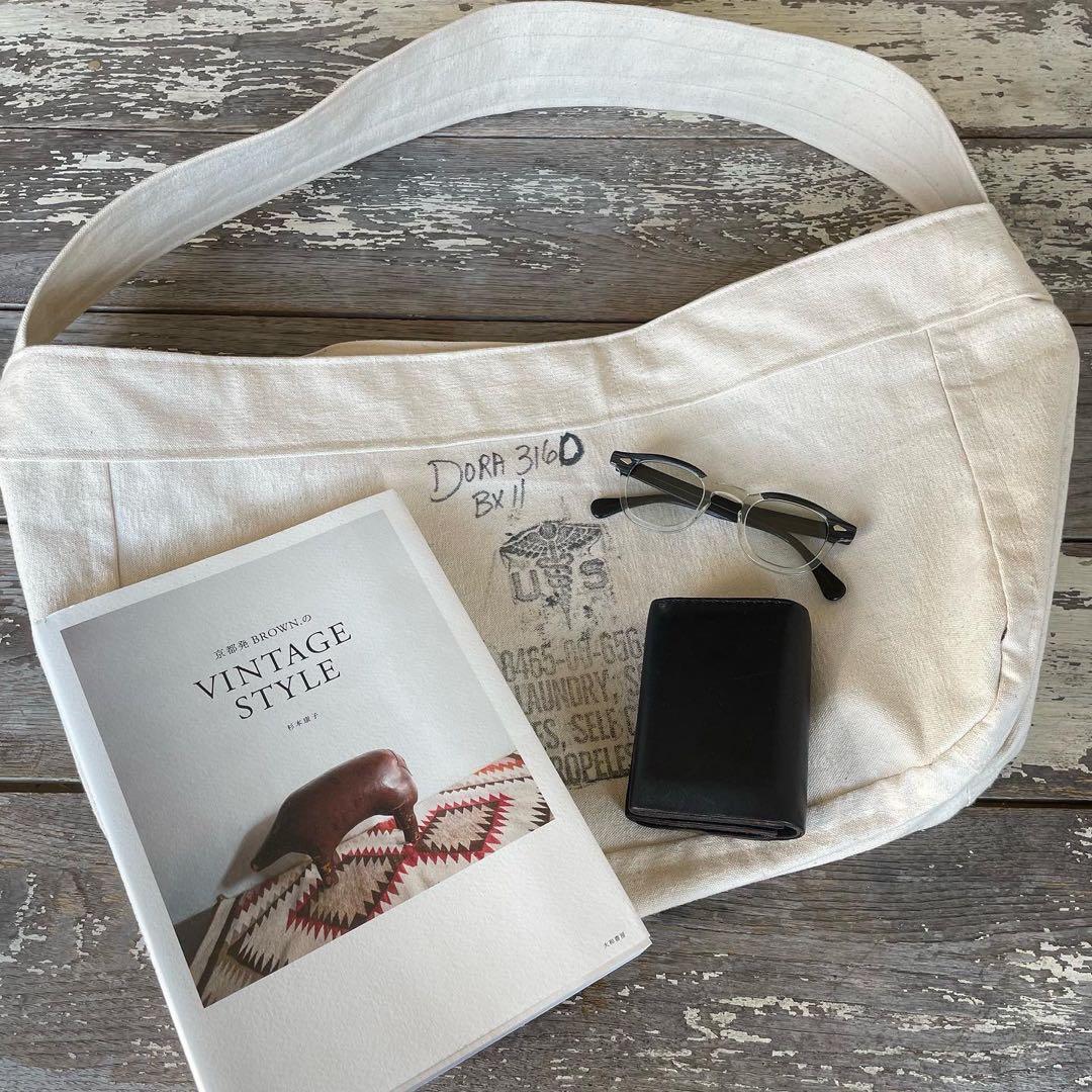 【ビンテージ】ニュースペーパーバッグ　ミリタリー　アメリカ軍　80s 90s