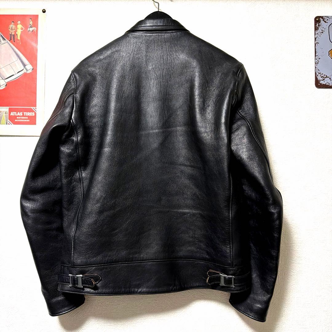 addict clothes AD-01 シープスキン　40 シングルライダース