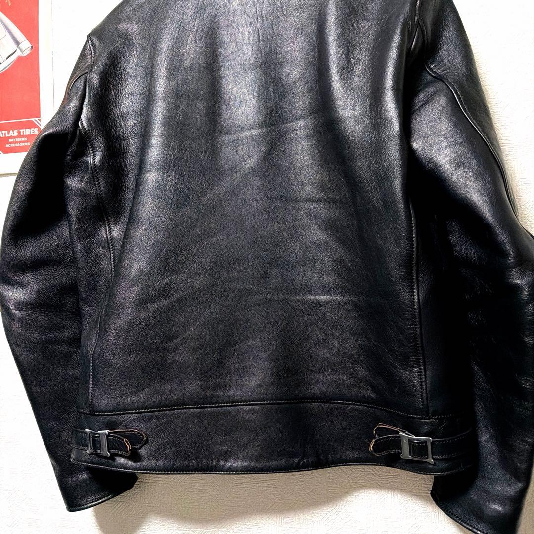 addict clothes AD-01 シープスキン　40 シングルライダース
