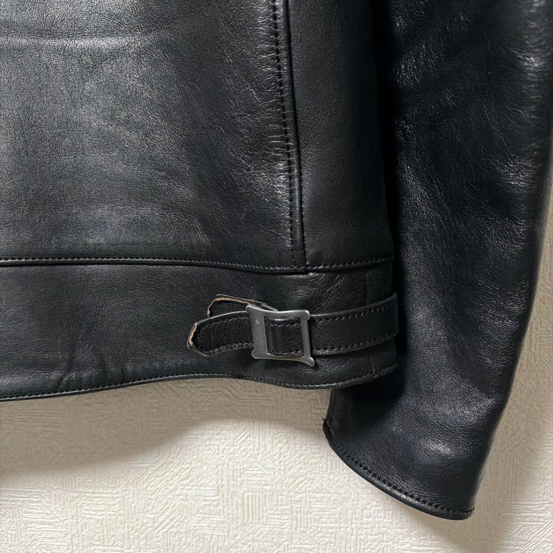 addict clothes AD-01 シープスキン　40 シングルライダース