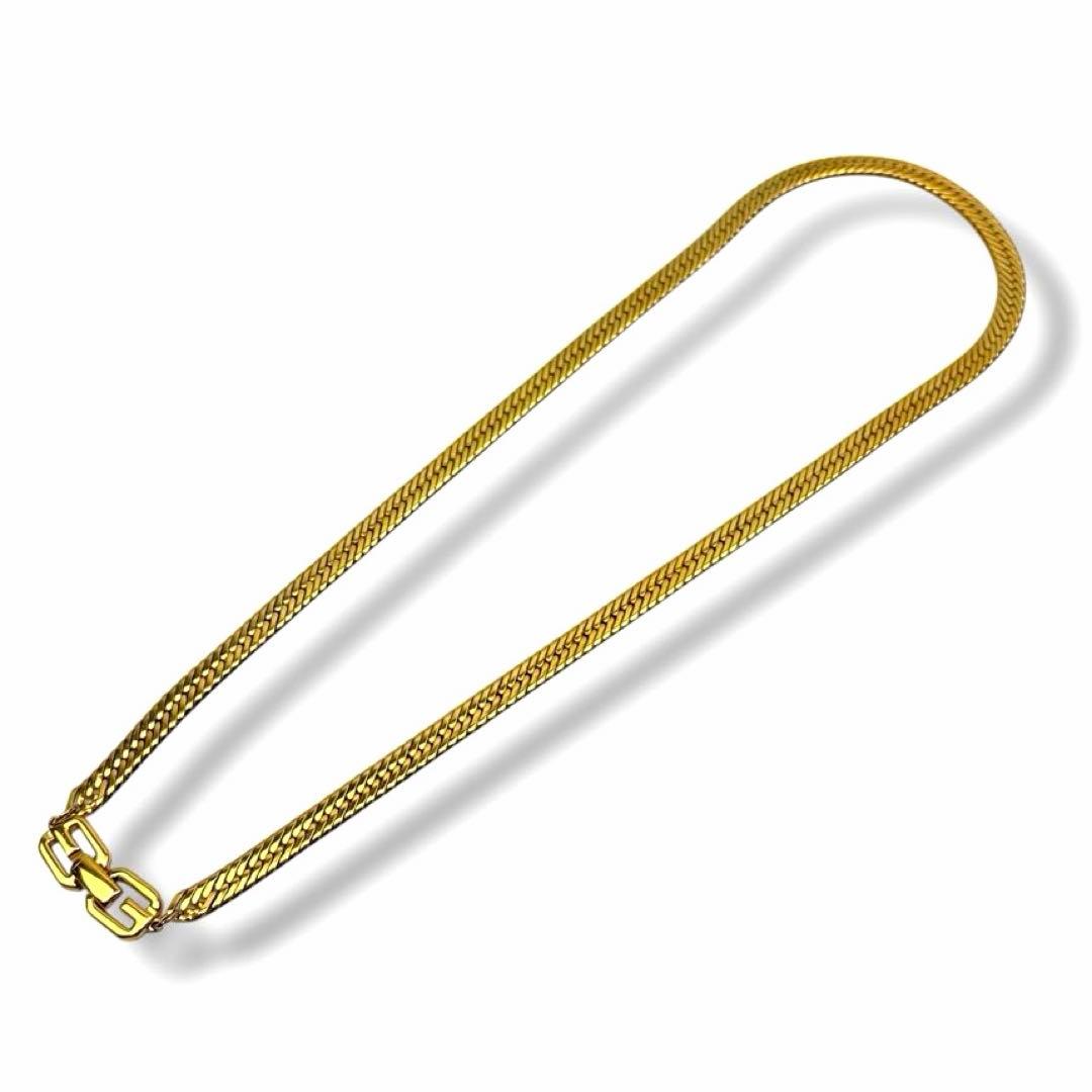 【美品】GIVENCHY ジバンシー 喜平チェーン ネックレス ゴールド