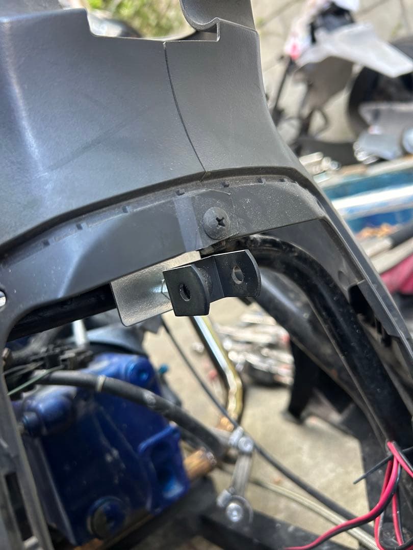 アドレスＶ１２５Ｇフレーム補強バーセンターバーワンツーアドブイケツアゲ対策に