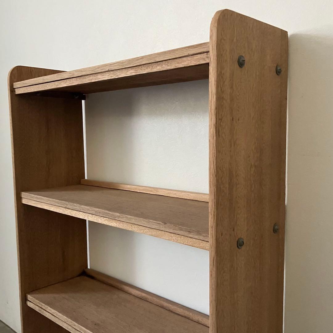 レトロ　アンティーク　古家具　古道具　剥離家具　ストリップド　本棚　シェルフ